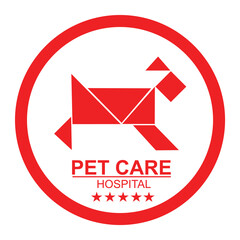 Naklejka premium Pet Friendly Icon or Pet Friendly Label Vector Isolated in Flat Style. Best Pet Friendly icon vector for product packaging design element. Pet Friendly Label Vector