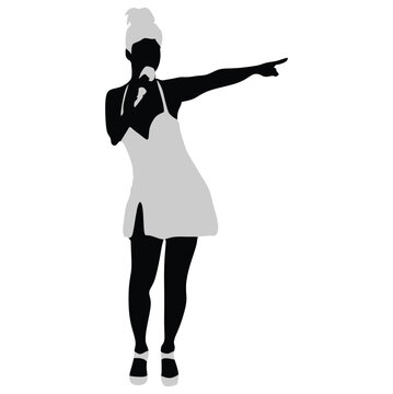 recommend clip art: Women singer silhouette, women singing on mic, singer singing silhouette, vocalist singing to microphone