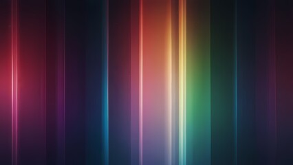 Fototapeta premium Soft blurred beams of color with subtle neon gradients