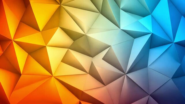 A vibrant geometric background featuring dynamic shapes and a blend of red, blue, and orange hues, perfect for creative projects.
