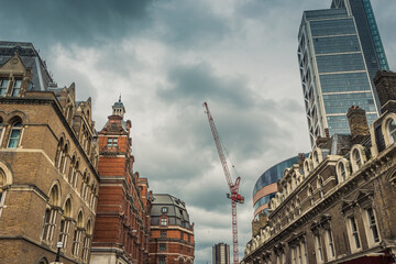 London Cityscape with Historical and Modern Architecture