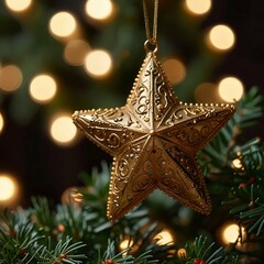 Handmade eco-friendly Christmas decorations made from natural materials like wood, buttons, glass, twine, pine cones,candles, seashells and cinnamon sticks, adding charm to holiday celebrations.