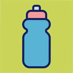 Hydration Sports Bottle Reusable, Plastic, Fitness, Water, Exercise