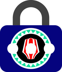 Autonomous Region Of Bougainville Flag On Password Lock Icon