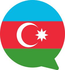 Azerbaijan Falg on Chat Icon