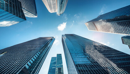 Business skyscrapers in the Financial District, Toronto