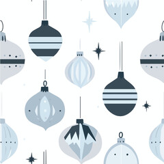 Vector of Seamless pattern simple geometric ornaments