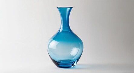 Glass Vase on White background design