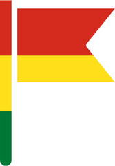 Bolivia Flag Crisp Icon