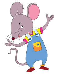 The rat is dancing