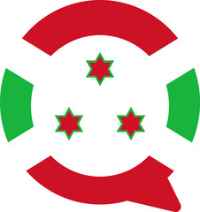 Burundi Falg on Chat Icon