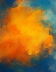 Bright and Colorful Ink on Paper: Abstract Backdrop Art
