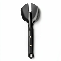 Obraz premium Black gardening tool with divided scoop.