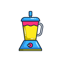 Colorful Blender Illustration