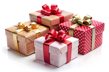 Fototapeta premium red gift box with bow