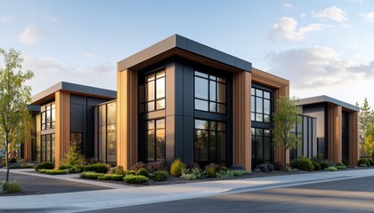 Fototapeta premium Discover eco-friendly exterior storage solutions Compact and multi-purpose designs for sustainable living Our innovative concept offers space-saving, sustainable storage units, perfect for
