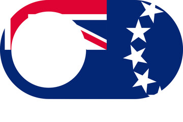 Switch Off Icon of Cook Islands Flag