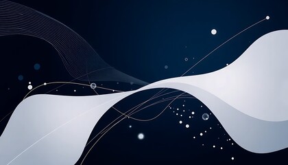 abstract background with waves