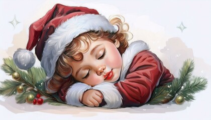 Sleeping Santa Baby