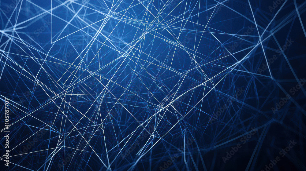 Poster high resolution image of sleek corporate background featuring intricate blue lines and patterns, cre