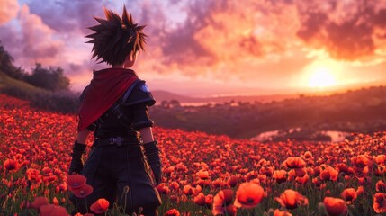 Captivating Kingdom Hearts wallpaper showcasing epic, dramatic characters with distinctive personalities and aesthetic visuals