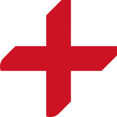 Fototapeta premium England Flag on Microphone icon