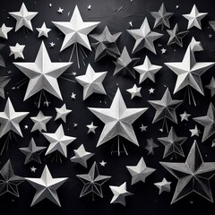 Obraz premium stars background wallpaper template graphic resource