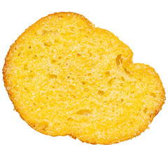Crispy butter and sugar toast background