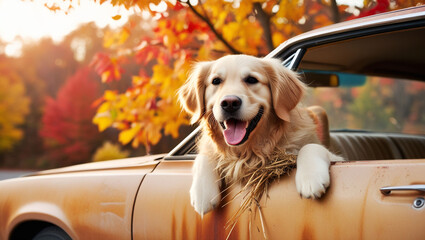 dog in car