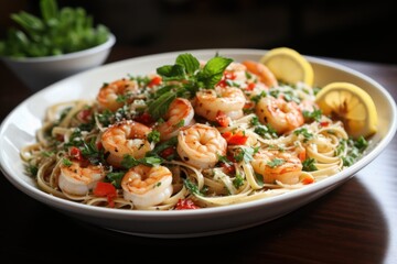 Delicious Shrimp Scampi Pasta with Lemon, Basil, and Garlic
