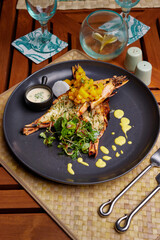 Tandoori Jhinga Prawns