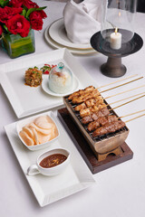 Chicken sate Beef Sate