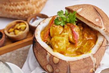 Set of traditional Indonesian Food