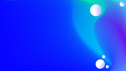 Blue green color theme soft light with pearls background