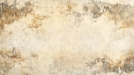 Old worn paper background with textured surface and faded colors, ideal for vintage designs and artistic projects