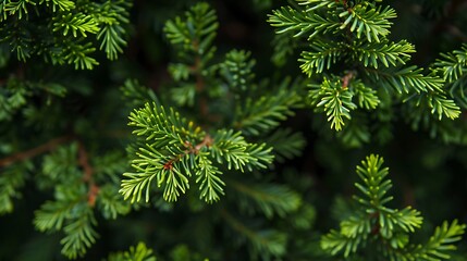A close-up of the tiny, scale-like leaves of a cedar tree, arranged in intricate overlapping patterns