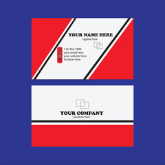 modern business card template and design