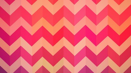 Colorful Chevron Pattern Background in Shades of Pink, Orange, and Yellow Hues