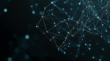 Obraz premium Data Technology abstract background vector illustration with copy space.