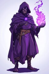 The Purple Sorcerer: A Master of Arcane Arts