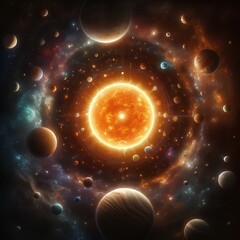 Fototapeta premium planet in space