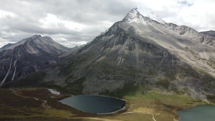 Sichuan China, snow mountain