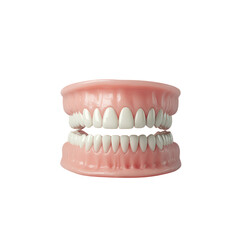 Obraz premium Set of dentures isolated. PNG transparent.