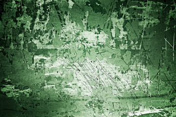 Obraz premium Grunge Textured Wall with Green Tones