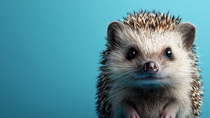 Hedgehog in Business Suit Symbolizing Cautious Protective Approach in Ventures and Negotiations