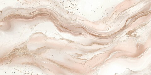 Obraz premium Soft pastel colors intertwine to create a calming, abstract design that resembles a marble texture. Perfect for modern decor or artwork inspiration.