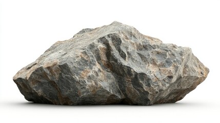 stone, rock  isolated on white