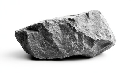 stone, rock  isolated on white