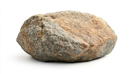 stone, rock  isolated on white