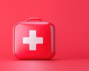 First aid instructions, compact and easytofollow, 3D illustration